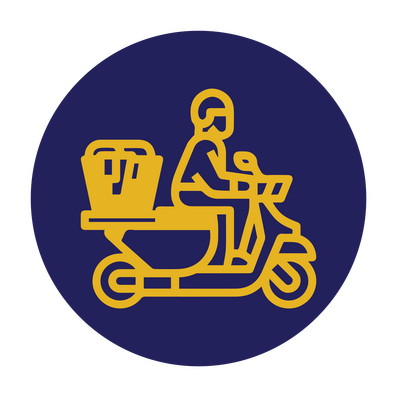 Pickup and delivery available